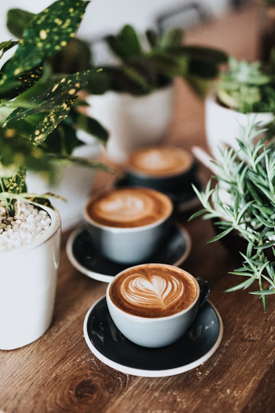 Capuchino artesanal con espuma cremosa